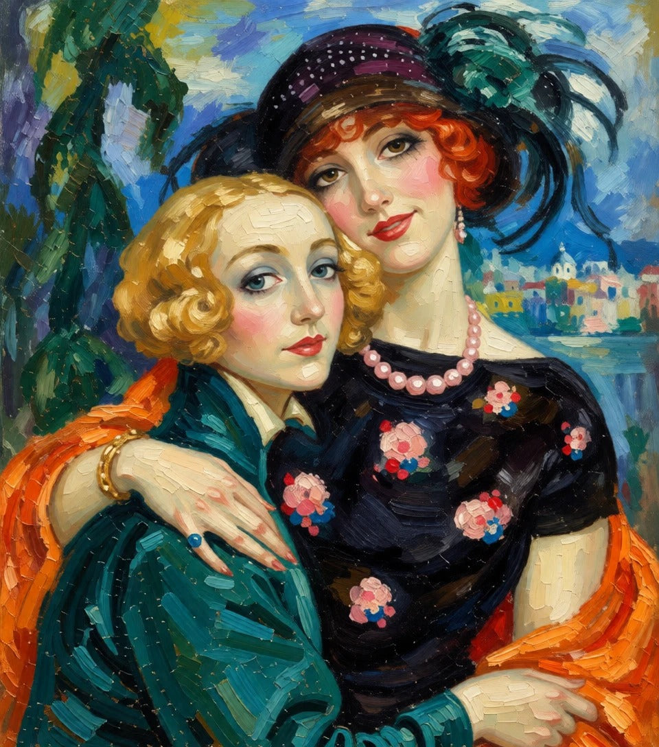 Portrait Les deux amies