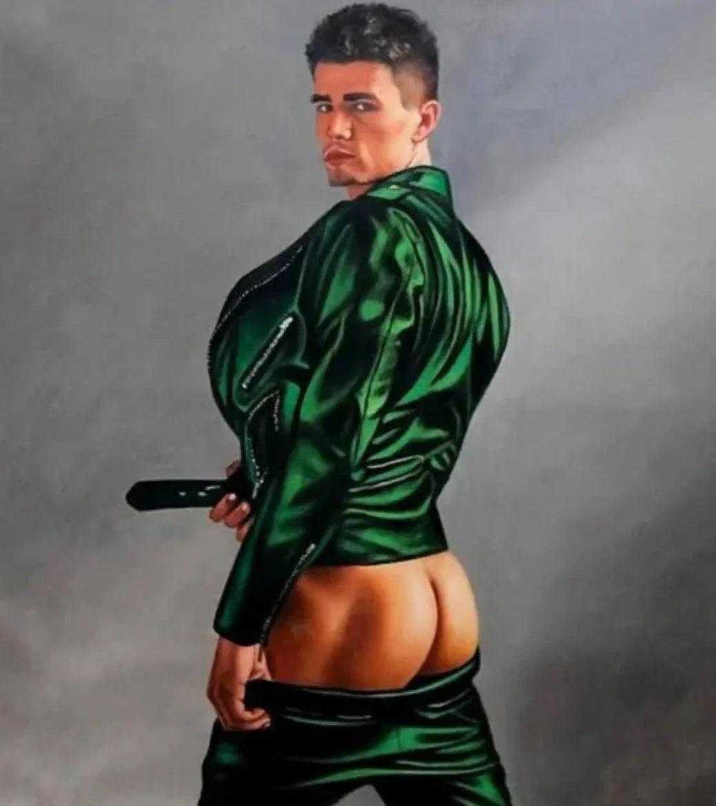 Portrait jeune homme fesse à l'air