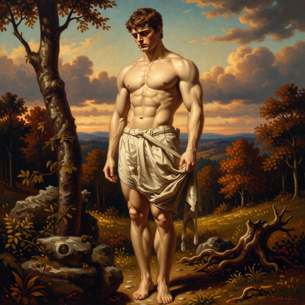 Portrait jeune éphèbe
