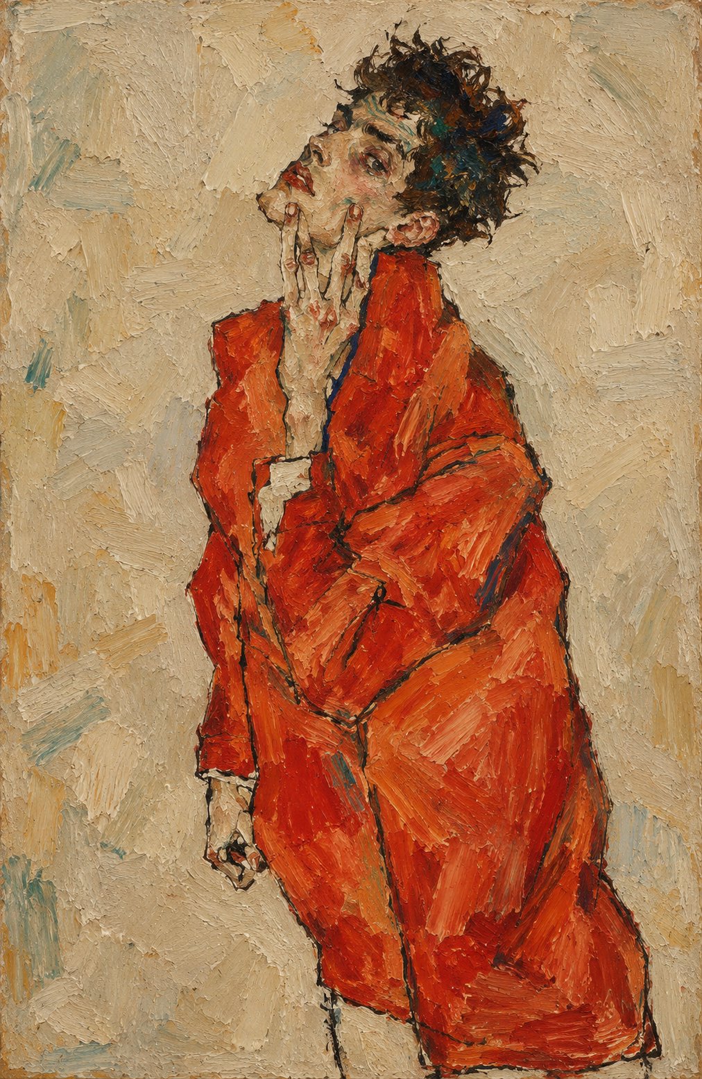 Portrait Egon dénudé